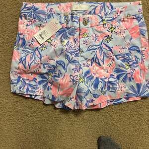 Lilly Pulitzer Callahan Stretch Shorts Elephant Splash